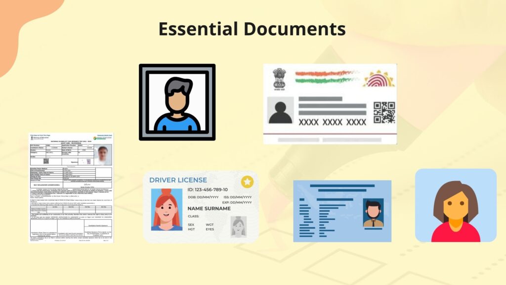 Admit Card and neet documents