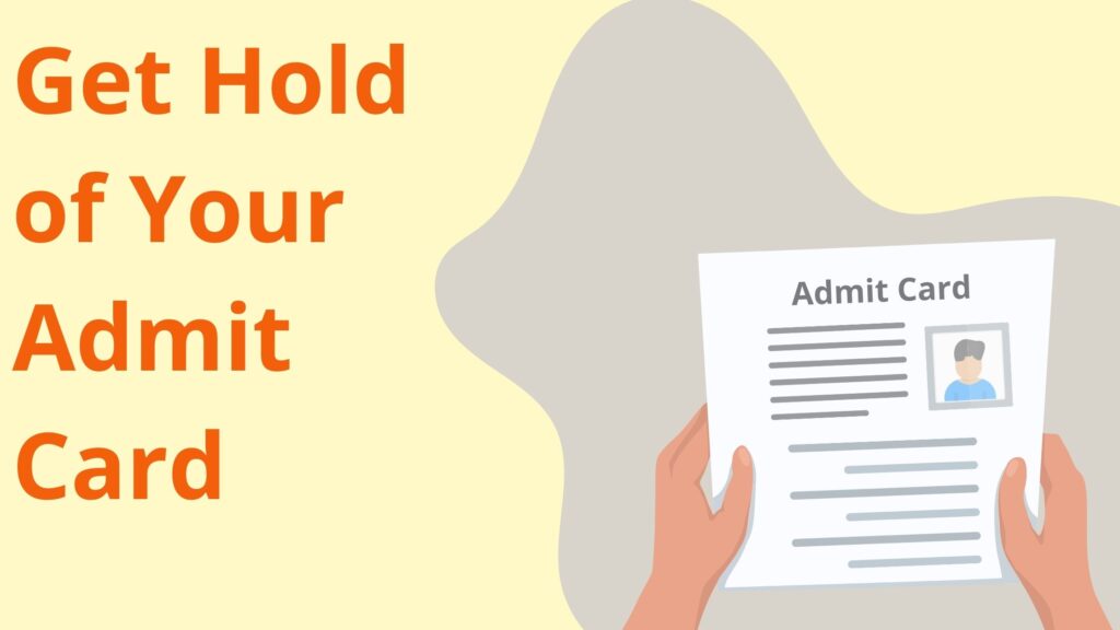Get hold of your neet admit card