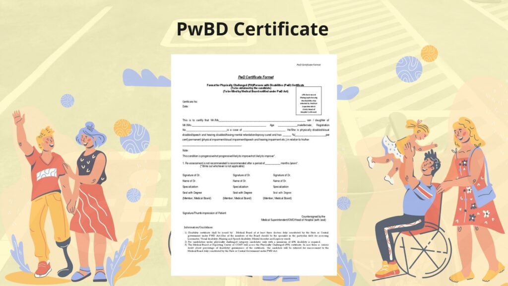 PwBD Certificate