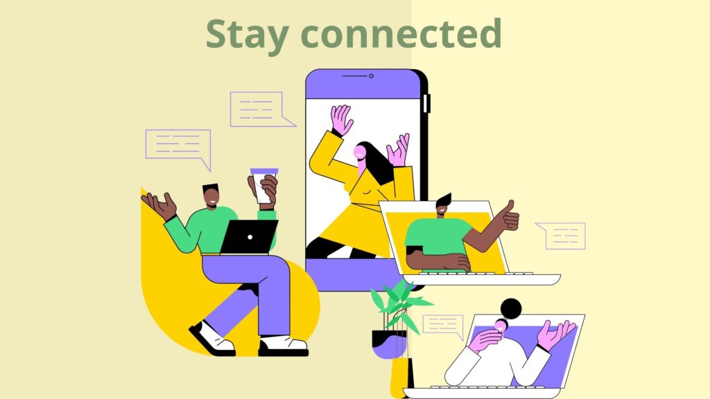 Stay connected with us
