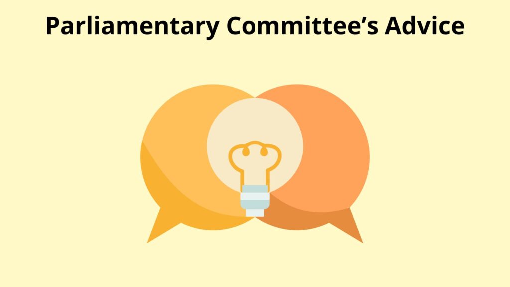 Parliamentary Committee’s Advice on next exam