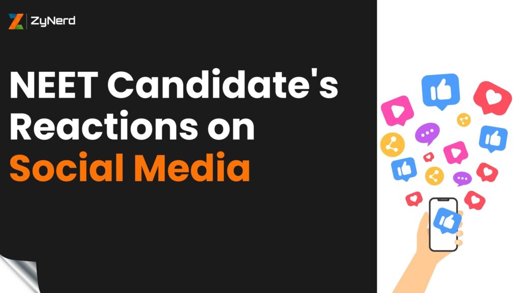 NEET Candidate's Reactions on Social Media