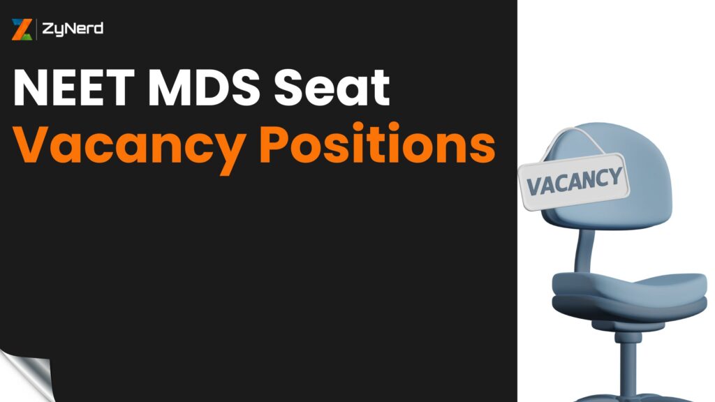 NEET MDS round 2 counselling seat vacancy